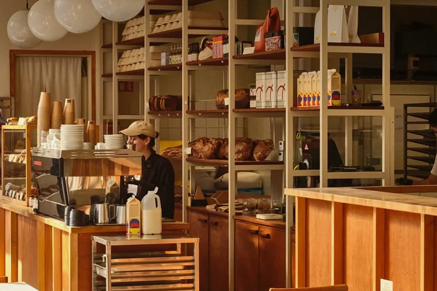 Mostrador de una cafetería
